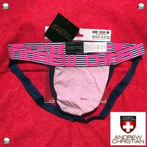 Andrew Christian Almost Naked Element Jock #92696 Size LARGE 🆕🩲